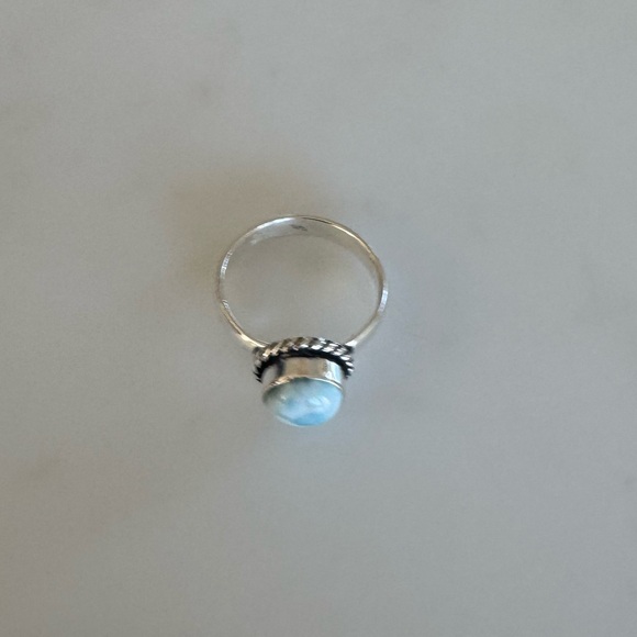 NWOT Sundance Clouds in the Sky Ring, Larimar, Sterling Silver - Picture 3 of 6